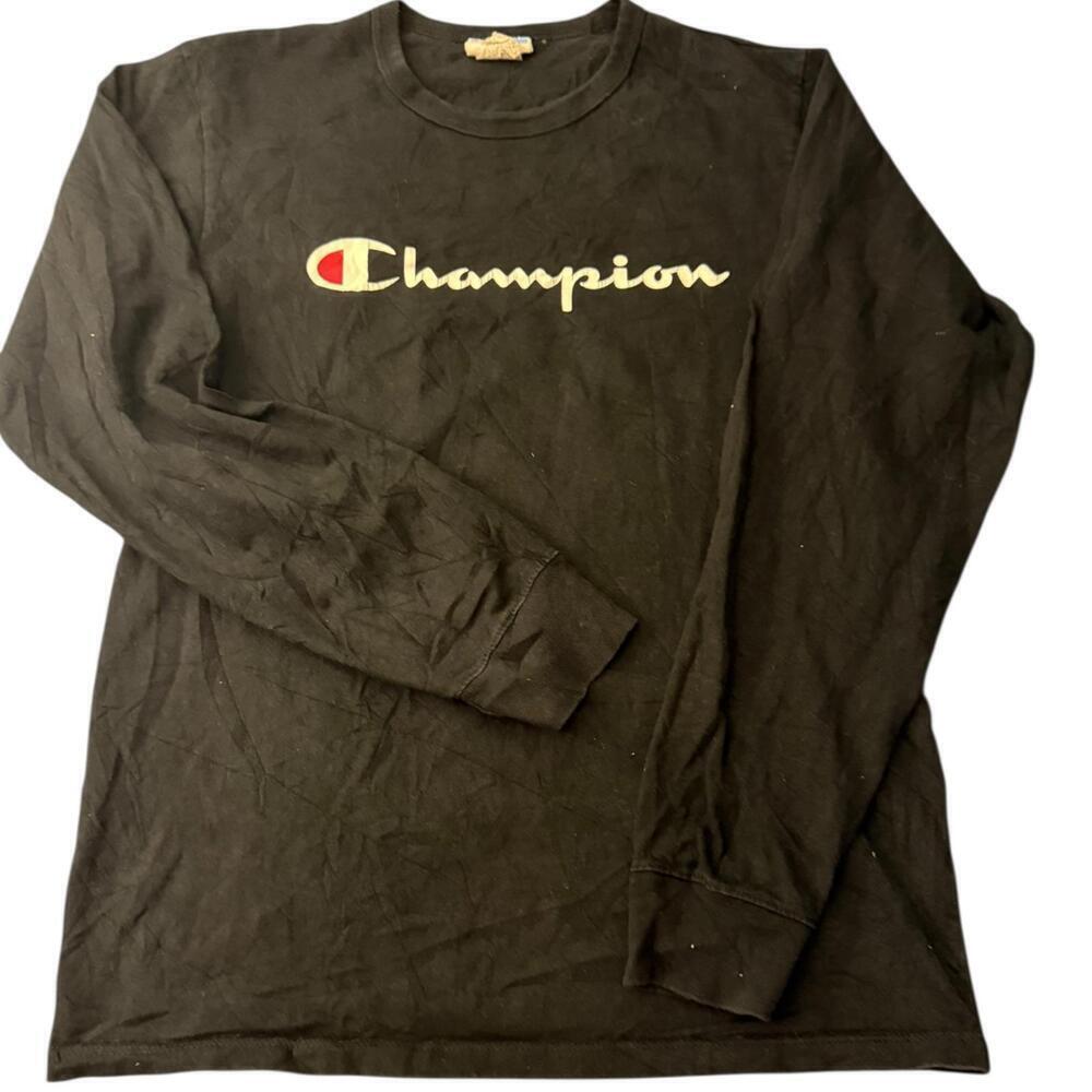 Gray Champion Tee Men’s 2XL Small Logo Casual Sporty Basic Crewneck Shirt